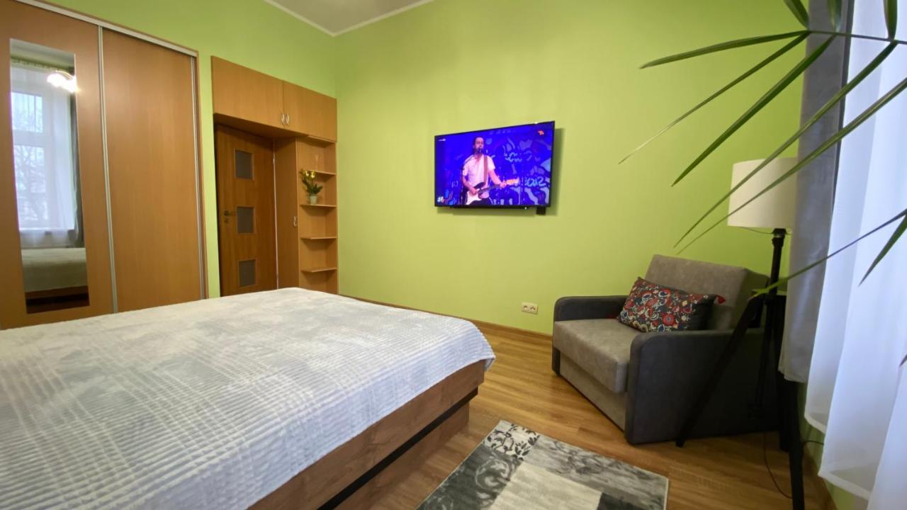 Lublinbnb - Exclusive Family Apartment ------ In The Heart Of Lublin -------------------------------- Bedroom & Living Room & Kitchen Εξωτερικό φωτογραφία