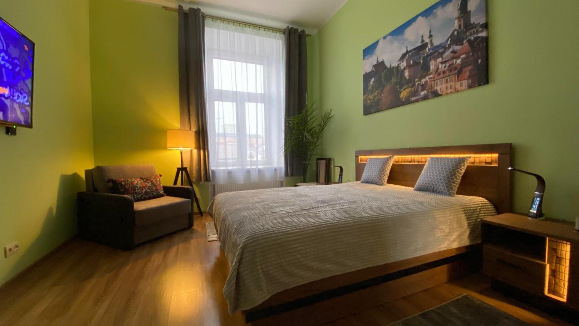 Lublinbnb - Exclusive Family Apartment ------ In The Heart Of Lublin -------------------------------- Bedroom & Living Room & Kitchen Εξωτερικό φωτογραφία